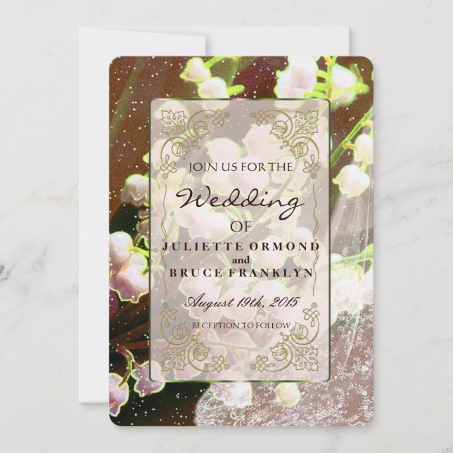 Lily Of The Valley ~ Collection Faire-part de mari (Devant)