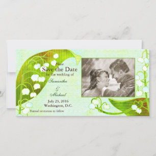 Lily of the Valley : Sauvez la date Carte photo