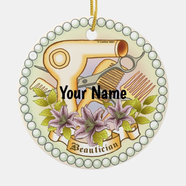 Lily Pearl Esthéticienne  ornement (Devant)