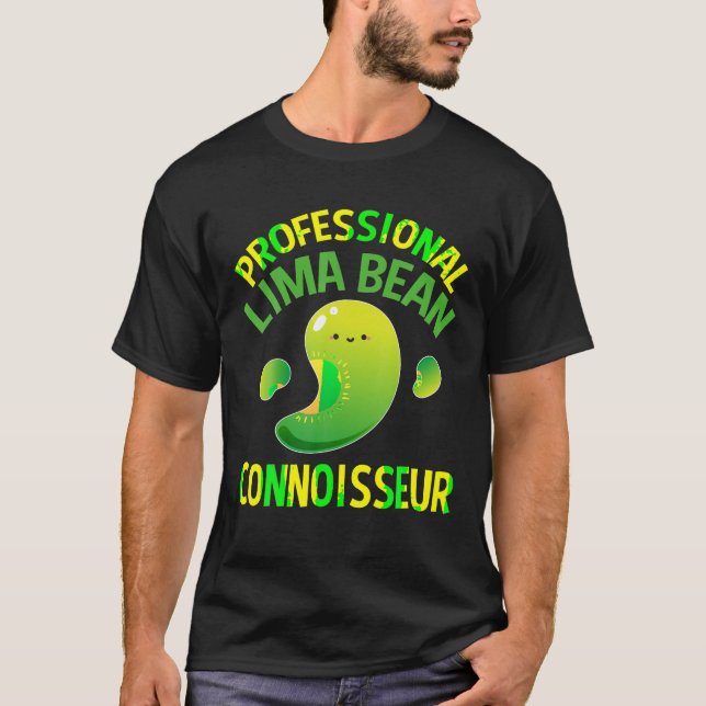 Lima Bean Connoisseur T-shirt Vegan Cadeaux pour h (Devant)