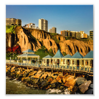 Lima Pérou, photo de la côte