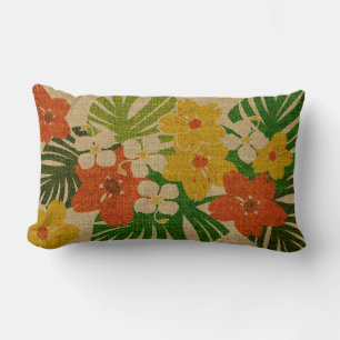 Limahuli Garden Hawaiian Floral Lumbar Coussins
