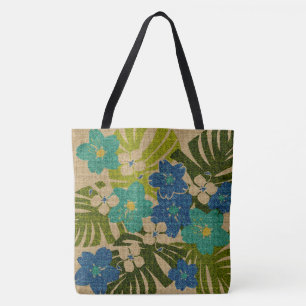 Limahuli Garden Vintage Hawaï Floral Beach sac