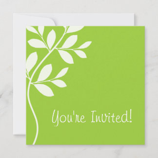 Lime de branche de feuilles de Faire-part de maria