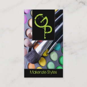 Lime Green Make Up Artiste Palette Carte de visite