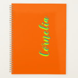 Lime Jaune 3D Spring Nom vert | Drôle Orange<br><div class="desc">Neon moderne Sunset Orange iPhone 16 Coque (Lime Jaune et vert printemps Ombre 3D Nom du texte) Ajoutez votre prénom, nom de famille, lettres initiales. Personnalisez pour votre usage personnalisé. Cliquez sur le bouton "Customiser" pour modifier la couleur de l'arrière - plan, les styles de police et la couleur de...</div>