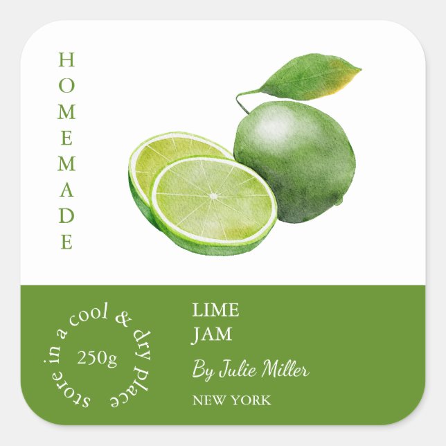 Lime Small Business Étiquette (Devant)