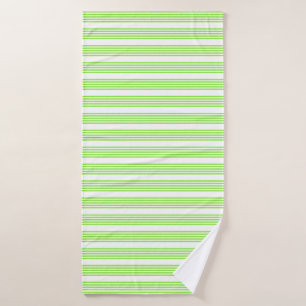 Lime vert et blanc cinq bandes motif