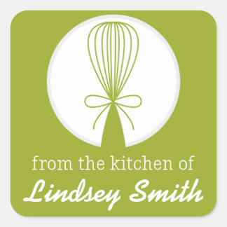 Lime Whisk Silhouette Cuisine Étiquettes