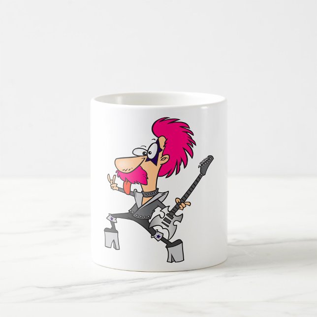 L'imitateur rock Star Rocker Musicien de café Mug (Créateur téléchargé)