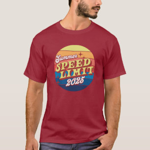Limite de vitesse Été 2025 Rétro Sunset T-Shirt