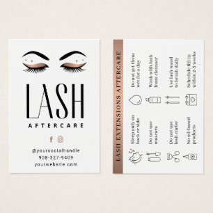 Limite minimale des extensions Eyelash Lash Carte 