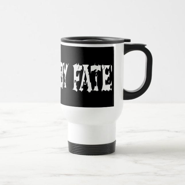LIMITE PAR la tasse blanche de voyage de DESTIN (Droite)