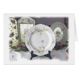 Limoges et roses roses