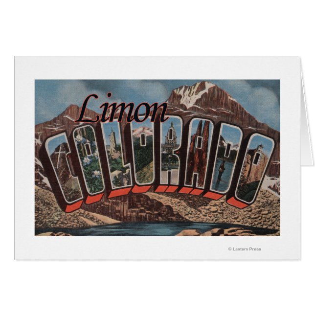 Limon, ColoradoGrandes lettres ScènesLimon, CO (Devant horizontal)