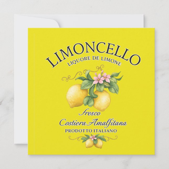Limoncello Italy Amalfi Coast (Devant)
