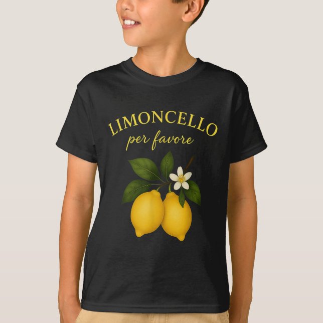 Limoncello s'il vous plaît T-shirts italiens pour  (Devant)