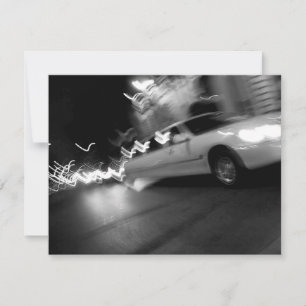 Limousine de ville la nuit