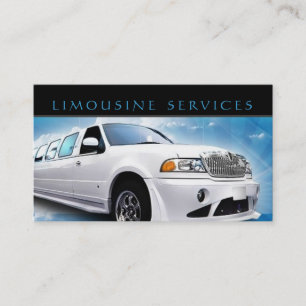 Limousines, Limo Services, Driver Carte de visite
