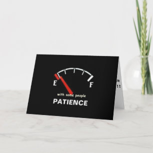 L'IMPATIENT EST AU-DESSUS DE LA CARTE D'ANNIVERSAI