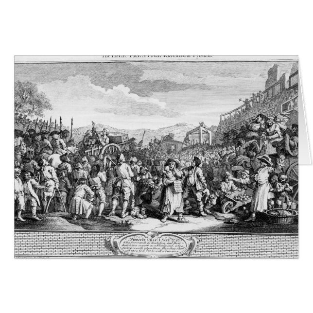 L'inactivité de la Prentice exécutée à Tyburn (Devant horizontal)
