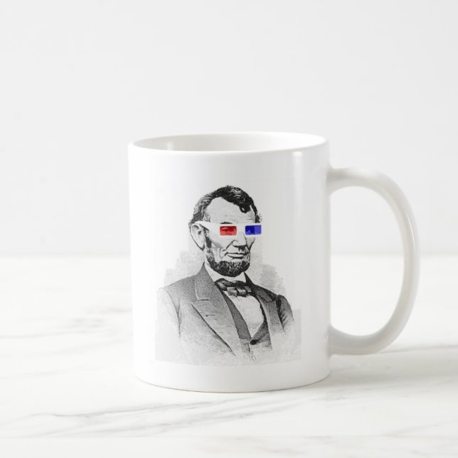 Lincoln dans des tasses de café 3D (Droite)