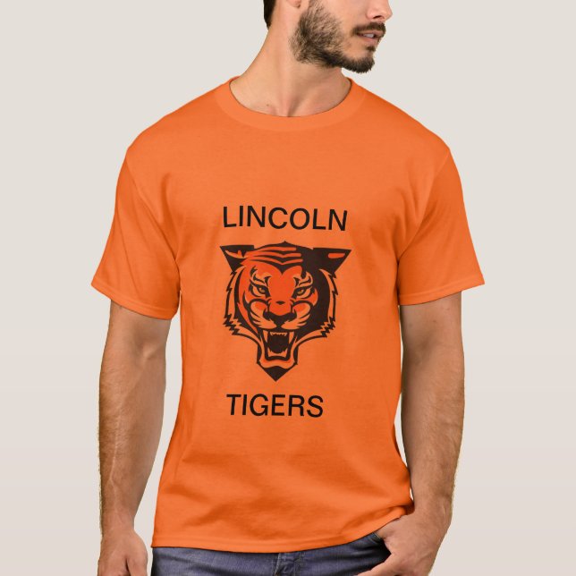 LINCOLN TIGERS T-shirt orange (Devant)