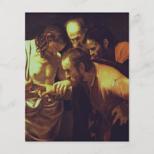 L'Incrédulité de Saint Thomas par Caravaggio