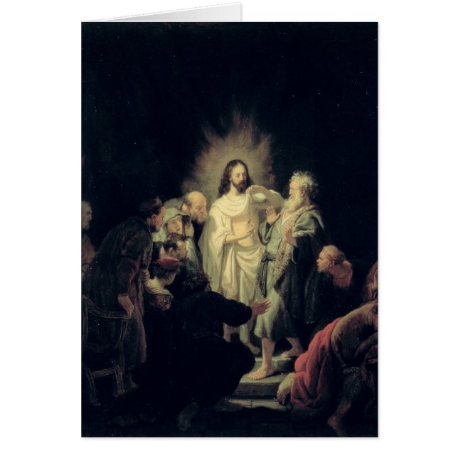 L'incrédulité de St Thomas (Devant)