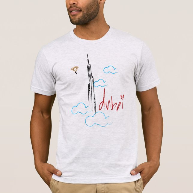 L'Incroyable T-shirt masculin de Dubaï (Devant)