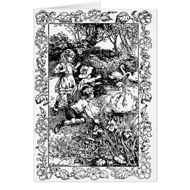 Linda et le cygne (Devant)