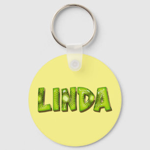Linda Nom Kiwi Design Porte-clés
