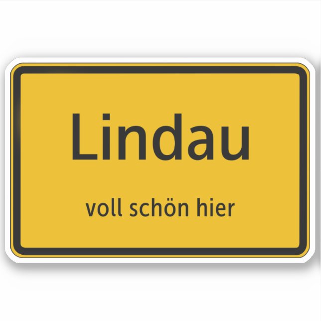 Lindau Autocollant Sticker Auto