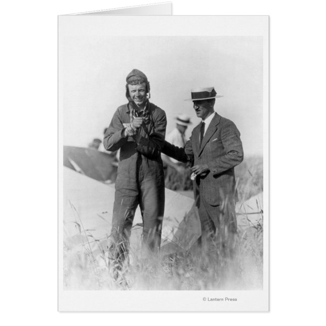 Lindbergh et Wright - Avion en panne (Devant)