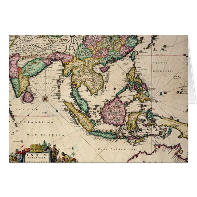 L'Inde et la Ceylan vers l'Australie (Devant horizontal)