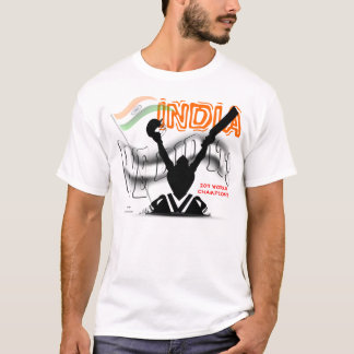 L'Inde "nous l'avons faite" T-shirt de champions