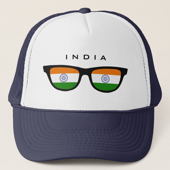 L'Inde ombrage le casquette fait sur commande (Devant)