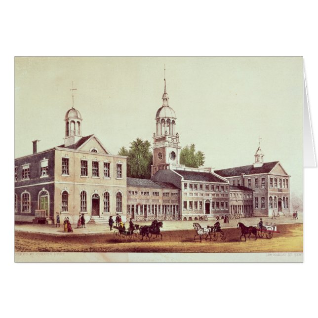 L'indépendance Hall, Philadelphie (Devant horizontal)