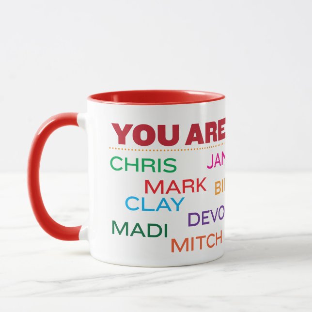 Lindquist Family Coffee Mug (Gauche)