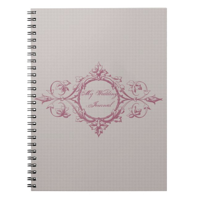 Linen et Cinnamon Mariage Journal (Devant)