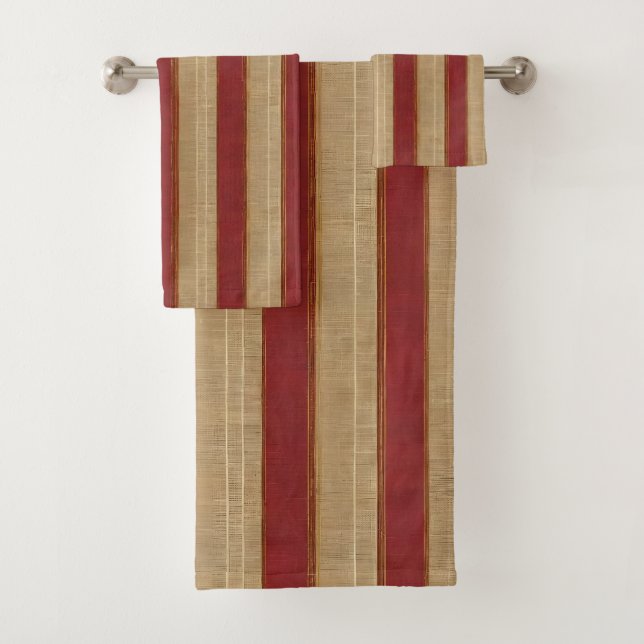 Linen Luxe tendance Burgundy Gold Collection (En situation)