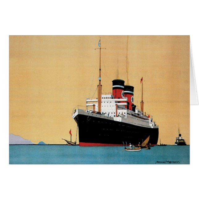 Liner étoile bleue (Devant horizontal)