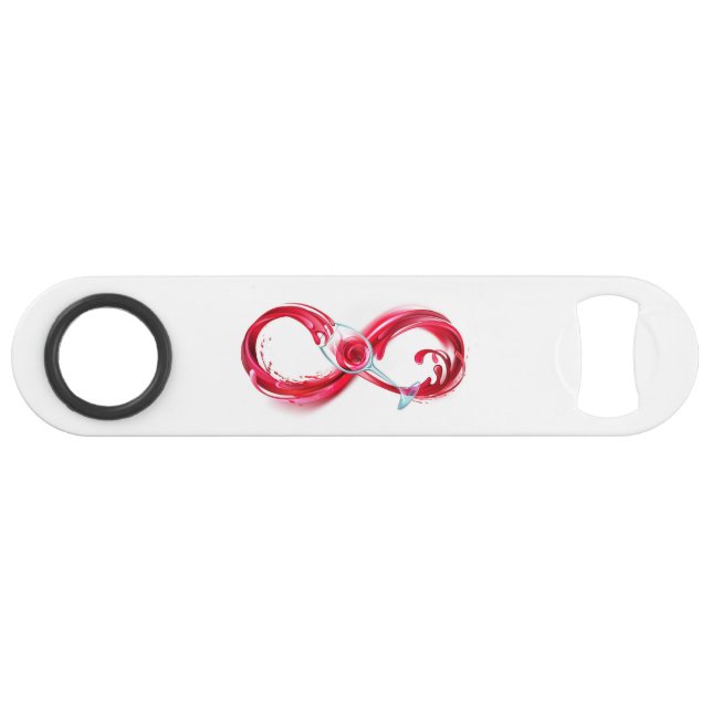 L'infini avec du vin rouge (Devant (Horizontal))