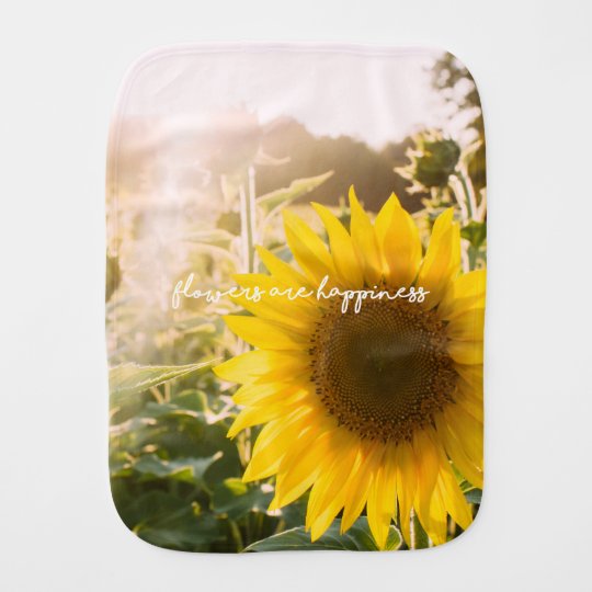 Linge De Bebe La Citation Fleurs De Tournesol Sont Bonheur Zazzle Fr