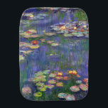 Linge De Bébé Monet Water Lilies Chef-d'oeuvre Peinture<br><div class="desc">Monet Water Lilies - Ce tableau Monet classique a été peint par Claude Monet en 1916. Il fait partie de sa célèbre collection de nénuphars où il peint dans son jardin à Giverney,  France. Un tableau de chef-d'oeuvre.</div>
