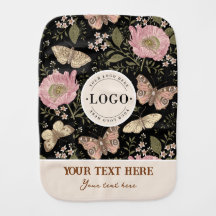 Monogramme botanique Fleur sauvage moderne et tend