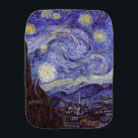 Linge De Bébé Vincent Van Gogh Starry Nuit Vintage Art<br><div class="desc">Vincent van Gogh Starry Night Art Peinture Starry Night est un tableau de l'artiste post-impressionniste néerlandais Vincent van Gogh. Le ciel bleu de la nuit est rempli de nuages tourbillonnants, d'étoiles et d'une lune brillante croissant. La Nuit étoilée est la seule nocturne de la série de vues depuis la fenêtre...</div>