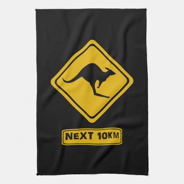 Linge De Cuisine 10 km suivant kangaroos (Vertical)