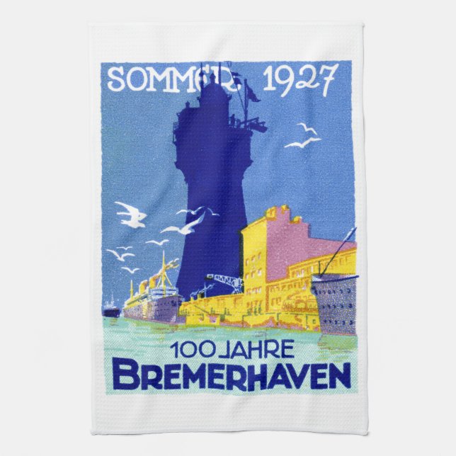 Linge De Cuisine 1927 Bremerhaven Allemagne (Vertical)