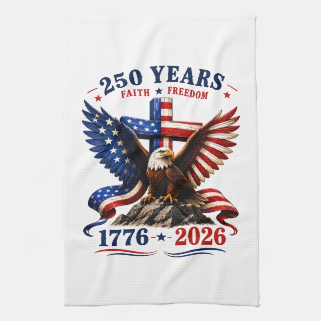 Linge De Cuisine 250 ans de foi et de liberté (Vertical)